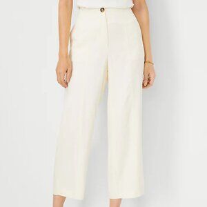 The Seamed Straight Crop Pant